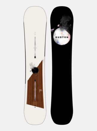 Burton Men's Flight Attendant Camber Snowboard, Graphic, 56W