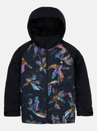 Burton Girls' Hart 2L Jacket, True Black Crystals
