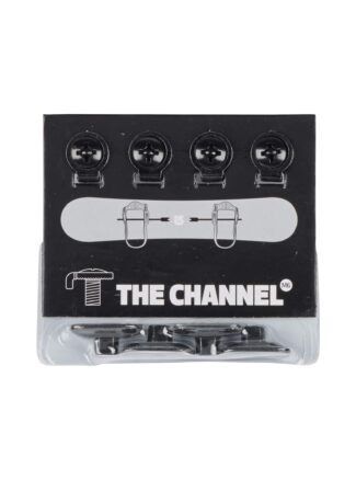 Burton M6 Channel Replacement Hardware, Black