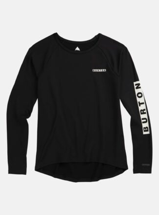 Burton Women's Roadie Base Layer Tech T-Shirt, True Black