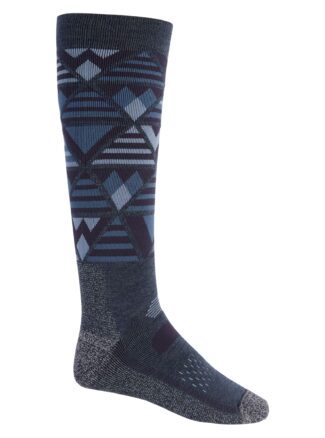 Burton Men's Performance Midweight Socks, Dark Slate Heather