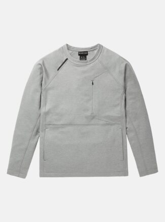 Burton Women's Multipath Grid Crewneck Fleeceharkskin