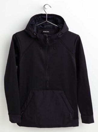 Burton Women's Crown Weatherproof Performance Fleece Pullover, True Black