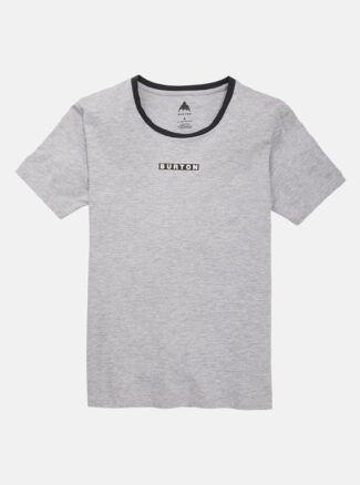 Burton Women's Vault Short Sleeve T-Shirt, Gray Heather