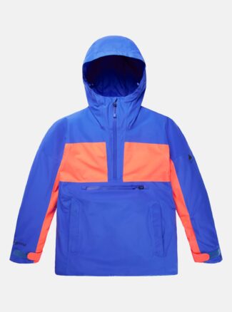 Burton Women's Pillowline GORE-TEX 2L Anorak Jacket, Amparo Blue / Tetra Orange