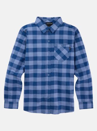 Burton Women's Favorite Long Sleeve Flannellate Blue Buffalo Plaid