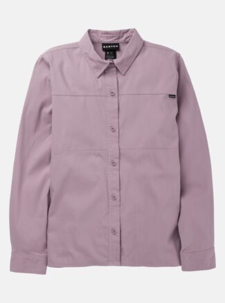 Burton Women's Work Stretch Long Sleeve Overshirt, Elderberry