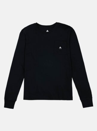 Burton Women's Colfax Long Sleeve T-Shirt, True Black