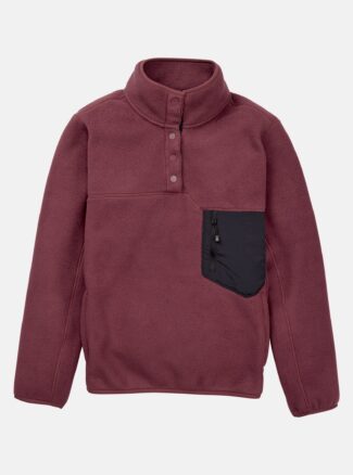 Burton Women's Cinder Fleece Pullover, Almandine