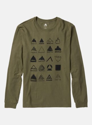 Burton Men's Mistbow Long Sleeve T-Shirt, Forest Moss