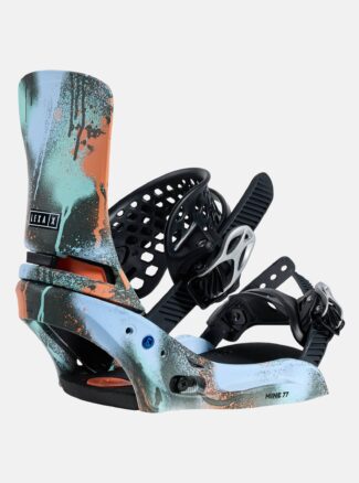 Burton Women's MINE77 Lexa X EST Bindings, True Black Spray Paint
