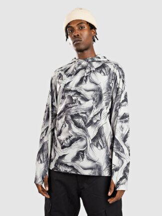 Jones Snowboards Shasta Rama Recycled Base Layer Top glacier print