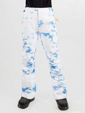 Roxy Cloe Kim Pants azure blue clouds