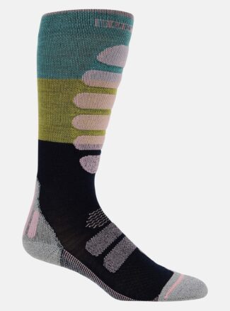 Burton Women's Performance + Lightweight Compression Socks, Rock LichenM