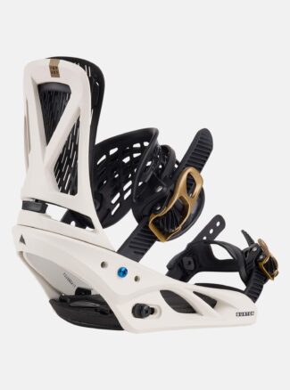 Burton Women's Escapade Re:Flex Snowboard Bindings, White / Gold