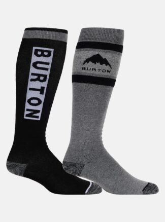 Burton Men's Weekend Midweight Socks (2 Pack), True Black