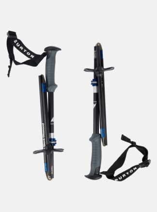 Burton x Black Diamond Compactor Poles, Black / Blue