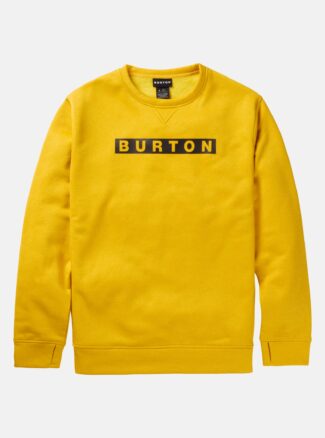 Burton Men's Oak Crewneck Sweatshirt, Goldenrod Heather