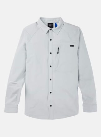 Burton Men's [ak] Slats Long Sleeve Shirt, Gray Cloud