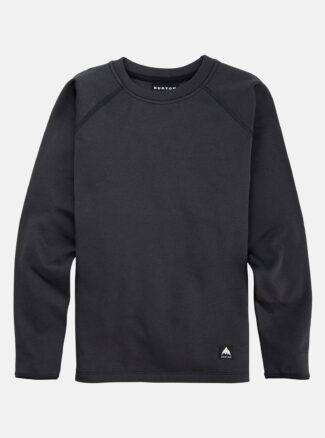 Burton Kids' Stockrun Crewneck Fleece, True Black