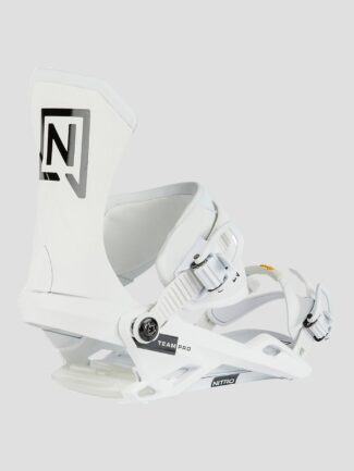 Nitro Team Pro 2024 Snowboard Bindings pro white