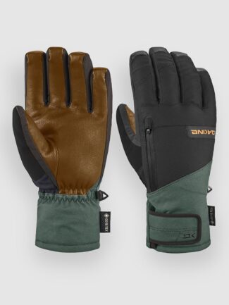 Dakine Leather Titan Gore-Tex Short Gloves dark forest
