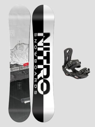 Nitro Prime Raw Wide + Staxx Black L 2024 Snowboar uni