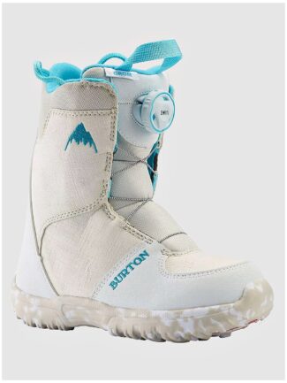 Burton Grom BOA 2024 Kids Snowboard Boots white