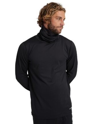 Burton Midweight Long Neck Base Layer Top true black