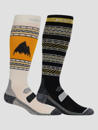 Burton Performance Lw 2Pk Tech Socks goldenrod