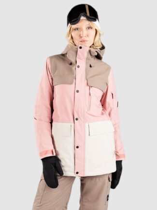 O'Neill Utility Pro Hybrid Jacket genuine pink colour block