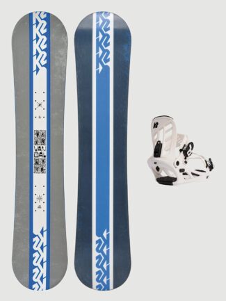 K2 Vandal + YOU+H white M 2025 Kids Snowboard S design
